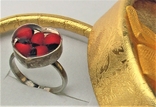 Кольцо перстень бижутерия Европа 2,97 грамма 17 размер, фото №2