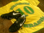 Nike Роналдиньо 10 - фирменные копы разм.45 + футболка с банером, photo number 3