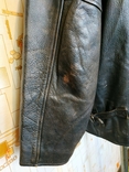 Мощная кожаная куртка NEWPORT натур. кожа р-р L(ближе к XL), photo number 11