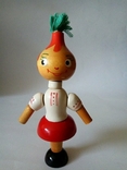 Чипполіно нова сувенірна лялька гумка дерев'яна 70-х років СРСР, фото №9
