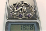 Браслет цепочка серебро 925 проба 18,08 грамма длина 18,5 см., фото №7