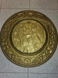 Настенное бронзовое панно Англия 57 см ., фото №3