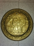 Настенное бронзовое панно Англия 42 см., фото №3