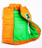 Куртка жилетка з світловідбиваючими елементами MineCraft помаранчева 128 ріст 1062c128, фото №6
