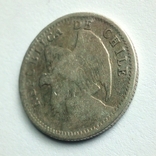 Чили 10 сентаво 1896 г., фото №7