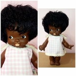 Кукла негритянка прямоножка ГДР, фото №2