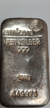 Слиток серебро 999 вес 1000 г, фото №3