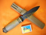 Нож туристический для дайвинга Colunbia 1718E стропорез бита серрейтор, фото №3