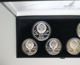 1980 Набор Олимпиада 1977 1978 6 монет серебро пруф 10 и 5 рублей, фото №9