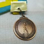 Медаль художньої або художньої гімнастики. Діаметр: 50мм, фото №2