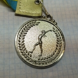 Медаль художньої або художньої гімнастики. Діаметр: 50мм, фото №2