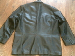 Кожаный пиджак - куртка + жилетка разм.50, фото №5