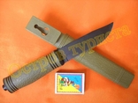 Нож Colunbia с чехлом и битой 1738D дайвинг туристический, фото №3