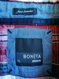 Рубашка клетка бордо BONITA Германия коттон p-p XL(состояние!), numer zdjęcia 10