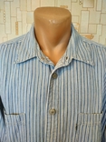 Рубашка джинсовая LEVIS оригинал коттон p-p 2XL(состояние!), фото №5
