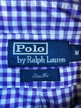 Рубашка клетка сирень POLO by RALPH LAUREN коттон р-р М(состояние!), фото №11