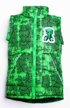 Дитяча куртка жилетка з світловідбиваючими елементами MineCraft зелена 110 ріст 1062b110, фото №4