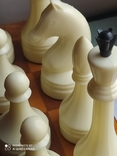 Шахматы с деревянной доской, крупные фигуры СССР, фото №7