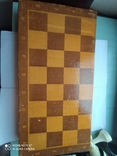 Шахматы с деревянной доской, крупные фигуры СССР, фото №12