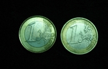 1 евро ( 2 монеты по 1 евро ), фото №3