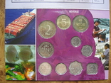 Шри-Ланка - официальный банковский набор монет UNC в буклете, фото №4
