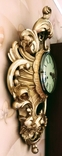 Антикварные настенные механические часы , картель , Швеция, фото №9