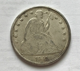 1 доллар 1841 года. Копия., фото №2