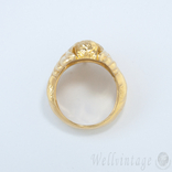 Золотое кольцо "маска" с бриллиантами, фото №4