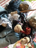 Кукла бабушка дедушка ретро винтаж, фото №4