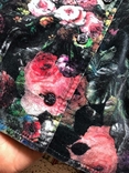 Шикарный пиджак в цветы велюр ретро винтаж Hummelsheim размер 152, фото №3