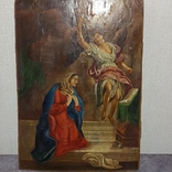 Икона "Благовещение", рубеж 18 - 19 веков большой размер, Живопись., фото №2