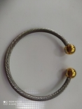 Magnetic bracelet gilded alloy, photo number 4