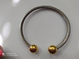 Magnetic bracelet gilded alloy, photo number 7