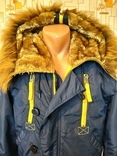 Куртка зимняя *Аляска*. Парка летная N-2B ALPHA INDUSTRIES оригинал р-р М, фото №2