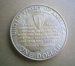 США, 1 доллар 1995 года. Высадка в Нормандии, фото №3