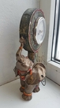 Часы Слон хобот вверх высота 22.8 см, фото №9