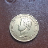 20 лір лир 1835 Сардинія. Золото, numer zdjęcia 3