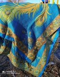 Шелковый платок, палантин " Жарптица" Камбоджа, фото №5