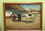 Картина олією на полотні "Подарунок" 1967 р. Копія, фото №2
