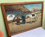 Картина олією на полотні "Подарунок" 1967 р. Копія, фото №7
