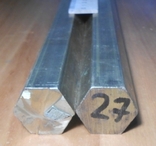 Шестигранник бронза 27 мм -2 шт., фото №3