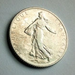 Франция 1 франк 1915 г., фото №4