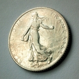Франция 1 франк 1915 г., фото №5