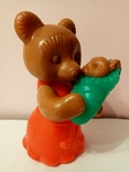 Медведица мама с малышом парная игрушка СССР, фото №6