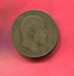 Великобритания 1 пенни 1906 Эдуард VII, фото №2