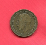 Великобритания 1 пенни 1919 Георг V, фото №2