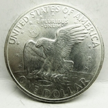 США 1 доллар 1971г Эйзенхауэр серебро, фото №6