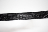 Комплект для ремня, ременная лента кожаная премиум качества Италия , черный цвет, фото №7