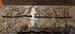 Воины древней эллады 20 фигур. Темная бронза, фото №4