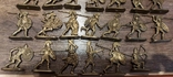 Воины древней эллады 20 фигур. Темная бронза, фото №5